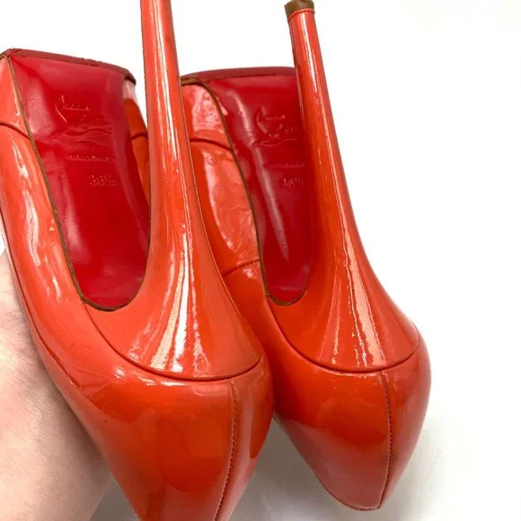 🌷❤️🔥FINAL SALE 🔥 NO OFFERS🌷💥Christian Louboutin Bianca 140 Heels 36.5 - Picture 9 of 9